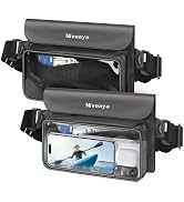 Niveaya IP68 Waterproof Fanny Pack - 2 Pack, Floating Dry Bag Pouch, Phone Waterproof Waist Pouch...