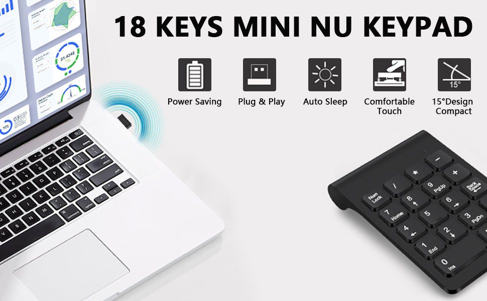 Number pad for laptop