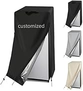 Guisong Customized Size Refrigerator Cover, Customized Cover Waterproof for Protecting Upright Fr...