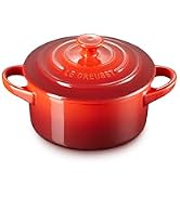 Le Creuset Stoneware Mini Round Cocotte, 8 oz., Cerise