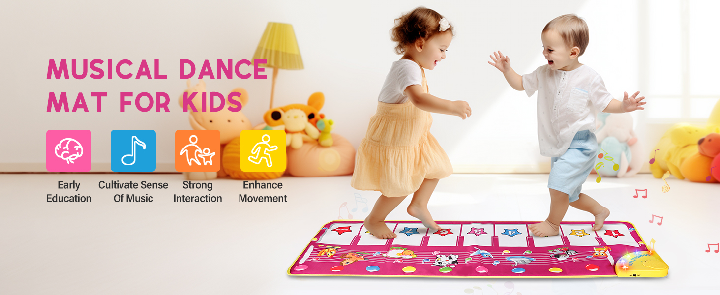 floor piano mat