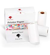Phomemo Adhesive Transparent Thermal Paper, for Phomemo M02/M02 Pro/M02S/M03/M04S Mini Thermal Pr...