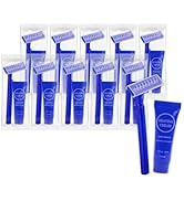 Disposable Razor Shaving Cream Set, Individually Wrapped Manual Twin Blade Shaving Razors in Bulk...