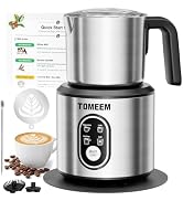 TOMEEM Milk Frother with Black Mat