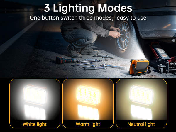 three modes work light
