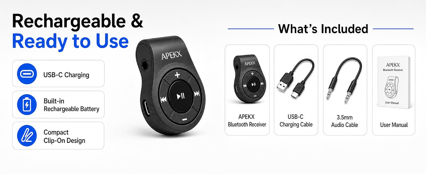 Bluetooth Receiver Usage Scenarios