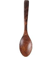 Natural Wooden Spoon for Eating Mixing Stirring, Kitchen Cooking Utensil Tool Soup Teaspoon Wood ...