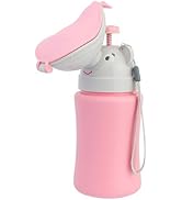 1pc Elephant Supermarket Cartoon and On Urinal Urine Camping, Travel Pee Pink Bottle Girl Childre...