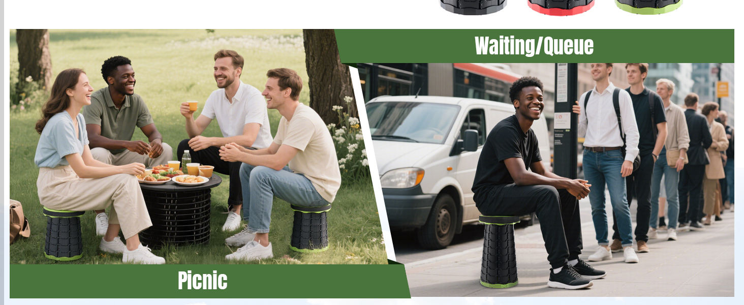 Portable Collapsible Stool Retractable Stool for Fishing