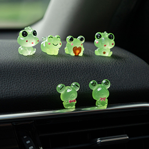 car frog decor
