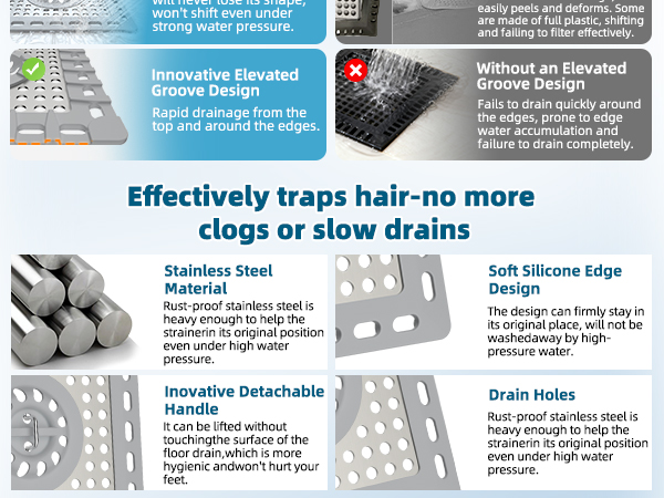 Shower Drain Hair Catcher
