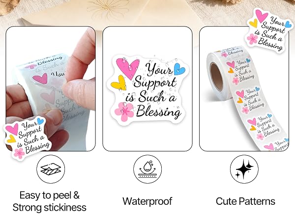 Thank You Stickers for business