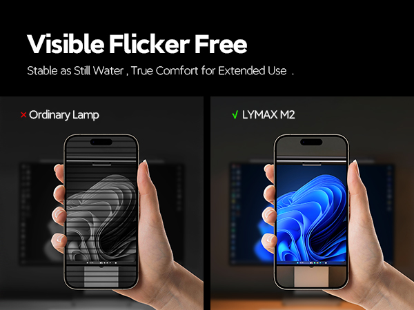 visible flicker free