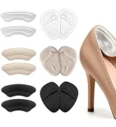 Metatarsal Pads, Ball of Foot Cushions for Women, No-Slip Heel Pads | Shoe Cushions for Women Hig...