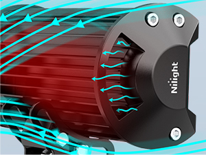 Nilight - NI06A-72W 12Inch 72W Spot Flood Combo Led Light Bar Off Road Lights Boat Lights Fog Light