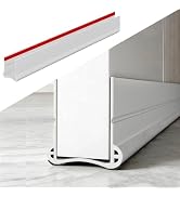 36” Under Door Draft Stopper for Bottom of Doors, PVC Door Gap Filler, Door Seal Strip for Door F...