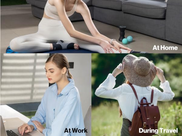 Use Tumaz foot roller set anywhere