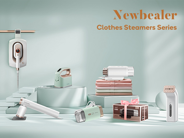Newbealer dual-voltage iron and steamers colorful home travel use