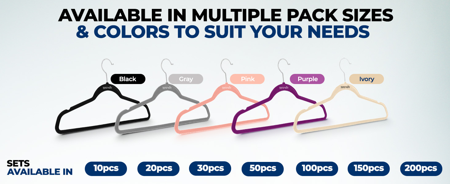 10 Pack Velvet Hangers - Non-Slip with 360° Swivel Hook Ultra-Thin, Lightweight Velvet Hangers