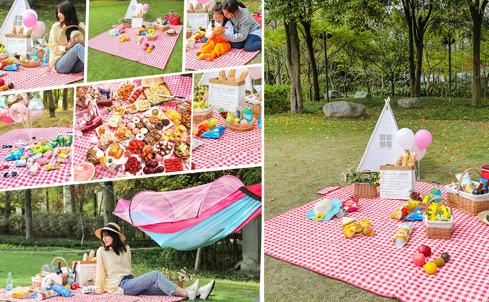 Picnic Blanket Beach Blankets red