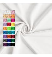 HHZZMIAO 59" Width Nylon Spandex Fabric, 80% Nylon & 20% Spandex, Swimwear, Activewear Fabric 4-W...