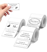 NIIMBOT Labels 3 Rolls Set for B1/B21/B3S Sticker Printer, 50x30mm (1.97'' x 1.18'') 230 Labels/R...
