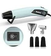 Resiners Heat Gun for Resin, 350W Fast Heating Dual Temp Heat Gun (482°F~662°F) with 3 Nozzles & ...