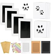 Inkless Paw Print Kit for Dogs, Dog Paw Print Kit, Dog Nose Print Kit, Clean Touch Ink Pads and I...