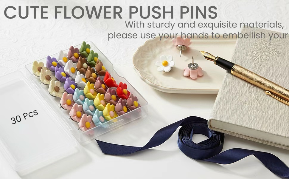 cute office decor decorative push pins