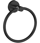 Towel Ring, Bathroom Hardware Accessories, Wall-Mounted Towel Ring, Simple Round Stainless Steel ...