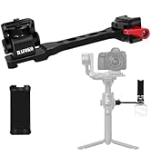 HAFOKO RS4 Gimbal Monitor Mount RS3 Phone Mount Extension Handle Metal with 1/4" Cold Shoe Phone ...