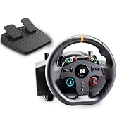 Nitho Drive Pro ONE V24 Gaming Racing Wheel and Pedals, 270 Degree Steering Wheel for PC, PS4, Xb...
