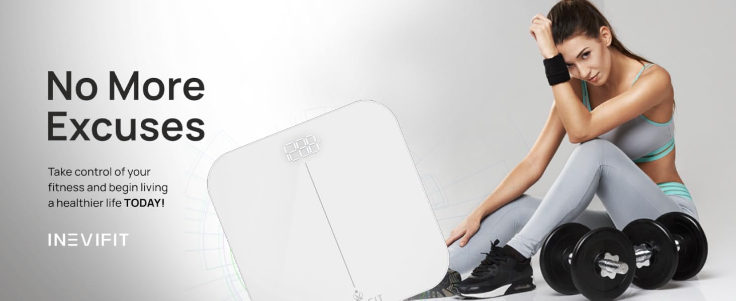I-BS005 - INEVIFIT - Best Digital Bathroom Scale - Premium A+