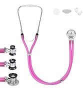 SCIAN Stethoscope Sprague Rappaport for Doctors, Nurses, Med Students, and Home Use, Multi-Functi...
