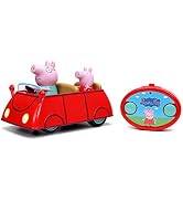 Jada Toys Peppa Pig RC Remote Control Car Red, Toys for Kids