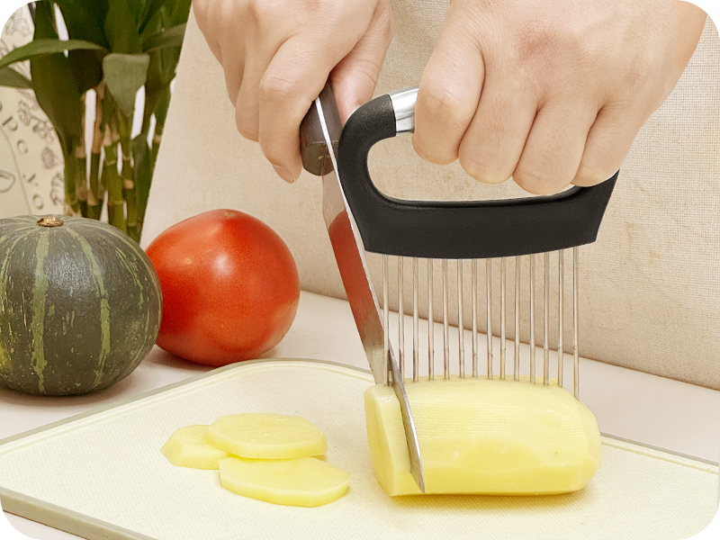 onion holder for slicing