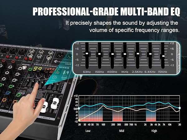 sound mixer board xlr mixer mezcladora para dj consola dj audio recording mixers