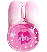 My Little Pony M01 Silent Wireless Mouse, Quiet Clicks, 3 Adjustable DPI (800/1200/1600), Dual-Mo...