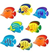 Korlon Tec Pool Toys for Kids, Bath Toys Dive and Grab Fishing Game Set, Swimming Pool Diving Toy...
