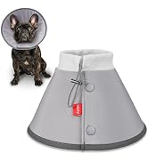 Agape Soft Dog Cone for Small Dogs & Cats, Comfy Dogs Recovery Collar After Surgery, Adjustable E...