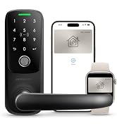 ULTRALOQ Latch 5 Pro WiFi Smart Lock with Apple Home Key, Supports Matter | Built in Wi-Fi Keyles...