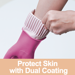 kitchen gloves, dishwashing tools, household cleaning gloves