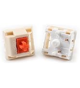 iRocks Bubble Tactile Keyboard Switches, Pre-Lubed 5-Pin POM Stem MX, 45pcs | Enhanced Tactility,...