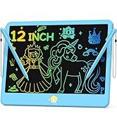 Hockvill LCD Writing Tablet for Kids 12 Inch, Kids Learning Toys Drawing Pad for Boys Girls, Eras...