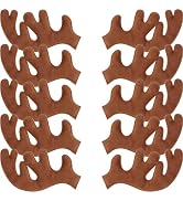 Villcase 30pcs Plush Deer Antlers for Crafts DIY Christmas Headbands, Brown Color Plush Deer Antl...