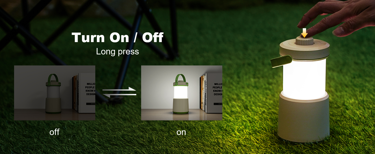 HALOSTORMS Camping Lamp with Memory