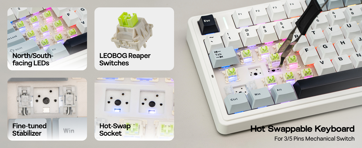 75% Wireless Gaming Keyboard