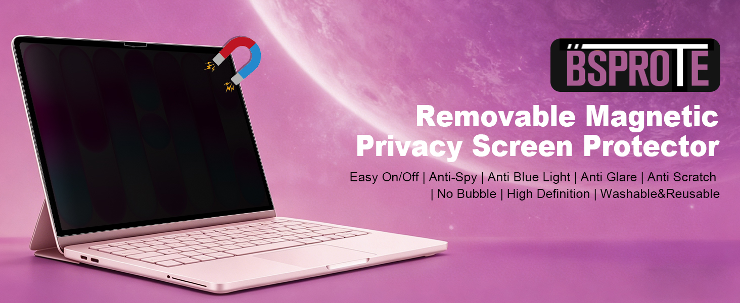 Magnetic MacBook Neo Privacy Screen