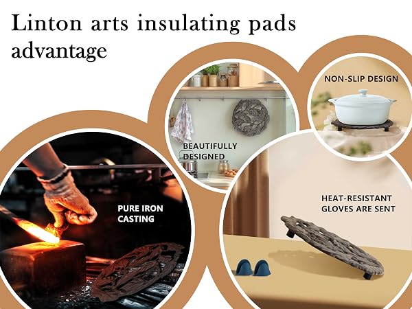 metal trivets for hot dishes