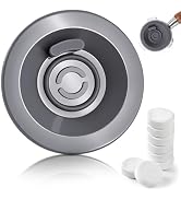 Xinxinly Silicone Espresso Backflush Cleaning Disc 54mm with 8 PCS Cleaning Tablets, Gray Cleanin...